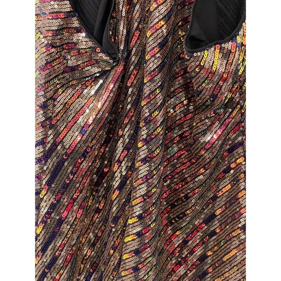 NEW GRACE KARIN Sequined Cami Top Dual Shoulder Strap V-Neck A-Line Tops Size XL - Picture 3 of 7